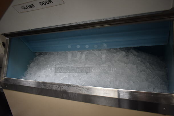 2018 Manitowoc IYT0500A-161 Indigo NXT Stainless Steel Commercial Ice Machine Head on Scotsman BH900E Commercial Ice Bin. 115 Volts, 1 Phase. BUYER MUST REMOVE. Tested and Working! (ice room) - Image 8 of 12