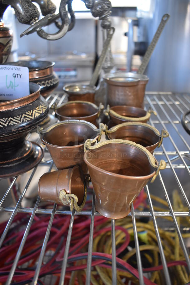 ALL ONE MONEY! Lot of Various Metal Items Including Vases, Candlestick Holder and Buckets. Includes 5x5x4 - Image 3 of 6