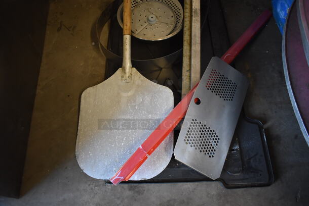 ALL ONE MONEY! Lot of Various Items Including Metal Pizza Peel - Image 2 of 4