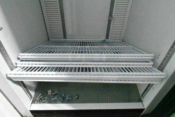2019 Habco SE18 Metal Commercial Single Door Reach In Cooler Merchandiser w/ Poly Coated Racks. 115 Volts, 1 Phase. Tested and Working! - Image 5 of 6