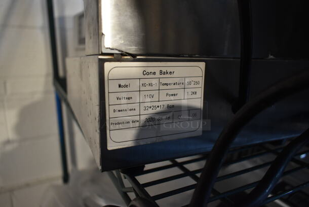 2020 XC-XG-1 Stainless Steel Commercial Countertop Waffle Cone Maker. 110 Volts, 1 Phase. Tested and Working! - Image 5 of 5