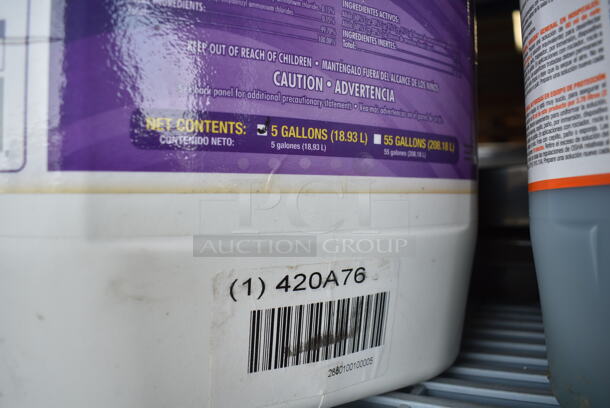 ALL ONE MONEY! Lot of 2 Items; Simple Green D Pro 3 Plus 3300000101005 5 Gallon Sweet Lavender Pine Scented Concentrated Antibacterial and Disinfectant Cleaner and Simple Green Clean Finish 2800000100005 5 Gallon Mint Scented Disinfectant Cleaner - Image 5 of 5