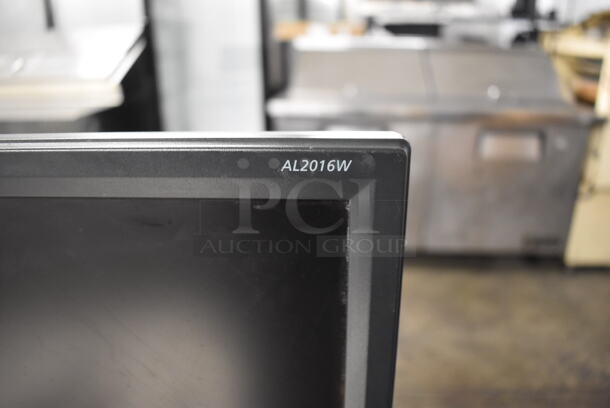 Acer AL2016W B 20" LCD Monitor w/ Power Cord and HD Cord - Image 3 of 7
