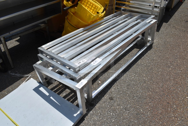 4 BRAND NEW SCRATCH AND DENT! Regency 600DUN246012 60" x 24" x 12" Aluminum Dunnage Rack - 1850 lb. Capacity. 4 Times Your Bid! - Image 4 of 8