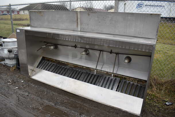 10' CaptiveAire SELF CONTAINED Stainless Steel Commercial Grease Hood w/ Filters and Make Up Air Vent. 120x24x49 - Image 3 of 8