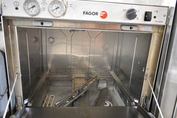 Fagor FI-48W Stainless Steel Commercial Undercounter Dishwasher. 230 Volts, 1 Phase.  - Image 4 of 9