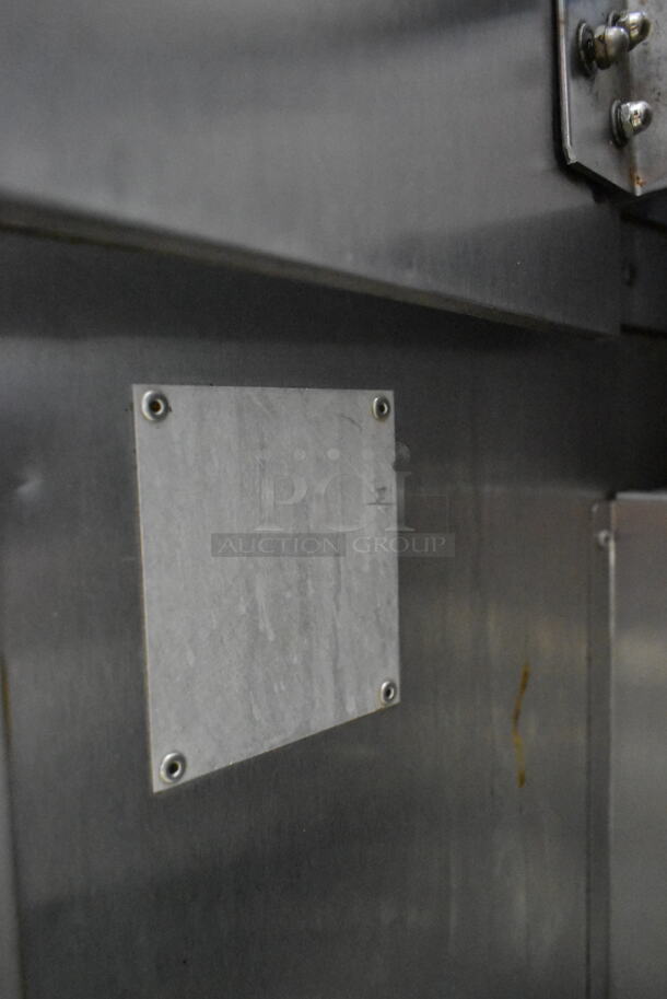 Stainless Steel Commercial Floor Style Natural Gas Powered 7 Spit Rotisserie Oven on Commercial Casters. - Image 7 of 7