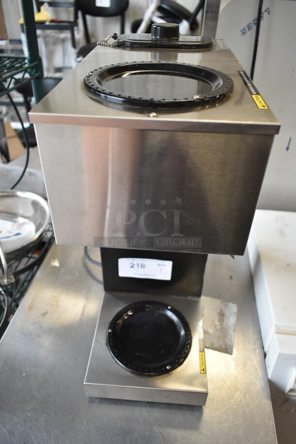 Bunn VPR Stainless Steel Commercial Countertop 2 Burner Coffee Machine. 120 Volts, 1 Phase.  - Image 2 of 6