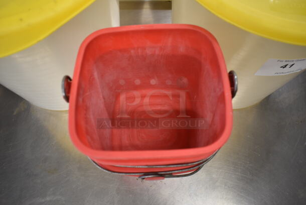 ALL ONE MONEY! Lot of Poly Containers and Red Poly Buckets - Image 3 of 4