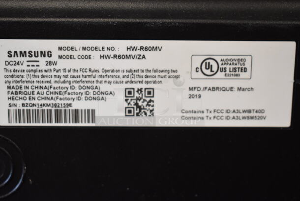 3 Samsung HW-R60MV Sound Bars. 42x3.5x2.5. 3 Times Your Bid! - Image 4 of 4
