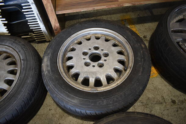 4 Tires on Rims Including Sumitomo HTR A/S P01 205/60R15 91H. 24x9x24. 4 Times Your Bid! - Image 2 of 12