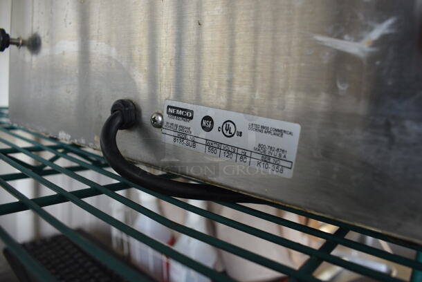 2010 Nemco Model 6135-SUB Stainless Steel Commercial Food Warmer w/ Poly Rack. 120 Volts, 1 Phase. 14x9x10. Tested and Working! - Image 4 of 4