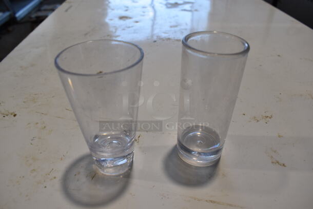 ALL ONE MONEY! Lot of 10 Dish Caddies on Dish Caddy Dolly w/ Various Glasses Including Beverage Glasses and Stemmed Glasses - Image 3 of 12