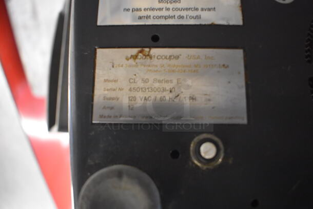 Robot Coupe CL50 Series E Metal Commercial Countertop Food Processor. 120 Volts, 1 Phase. 14x13x24. Tested and Working! - Image 6 of 6