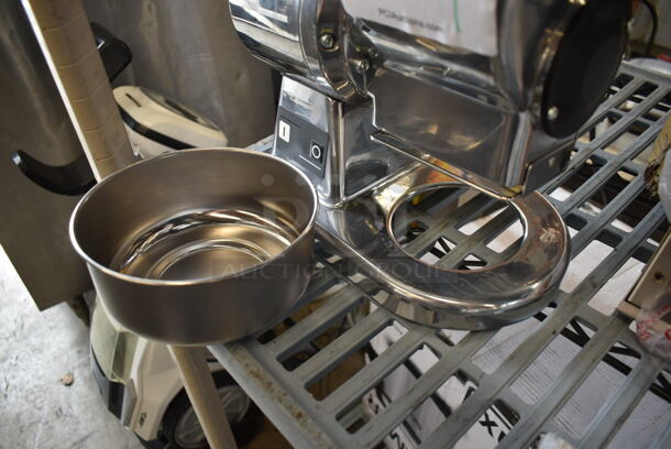 BRAND NEW SCRATCH AND DENT! Estella 348CG12 Stainless Steel Commercial Countertop Cheese Grater. 120 Volts, 1 Phase. Tested and Working! - Image 7 of 9