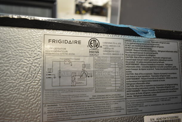 Frigidaire EFR780-6COM Cooler Freezer. 120 Volts, 1 Phase. Tested and Working! - Image 4 of 6