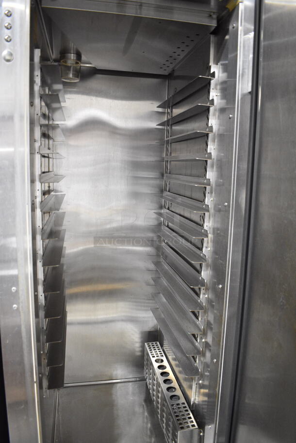 Continental DL1W-SS Stainless Steel Commercial Single Door Reach In Heated Holding Cabinet. 115/208-230 Volts, 1 Phase.  - Image 3 of 4