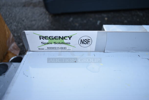 BRAND NEW SCRATCH AND DENT! Lot of 4 Under Shelves and 1 Regency 600WS1548HD Shelf. - Image 7 of 7