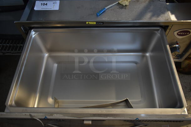 BRAND NEW! Wells RW16HD Stainless Steel Commercial Single Drawer Warming Drawer. 120 Volts, 1 Phase. Cannot Test Due To Missing Power Cord - Image 5 of 6