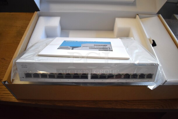 2 BRAND NEW IN BOX! Cisco Business CBS110-16T Ethernet Switch. 11x7x2. 2 Times Your Bid!