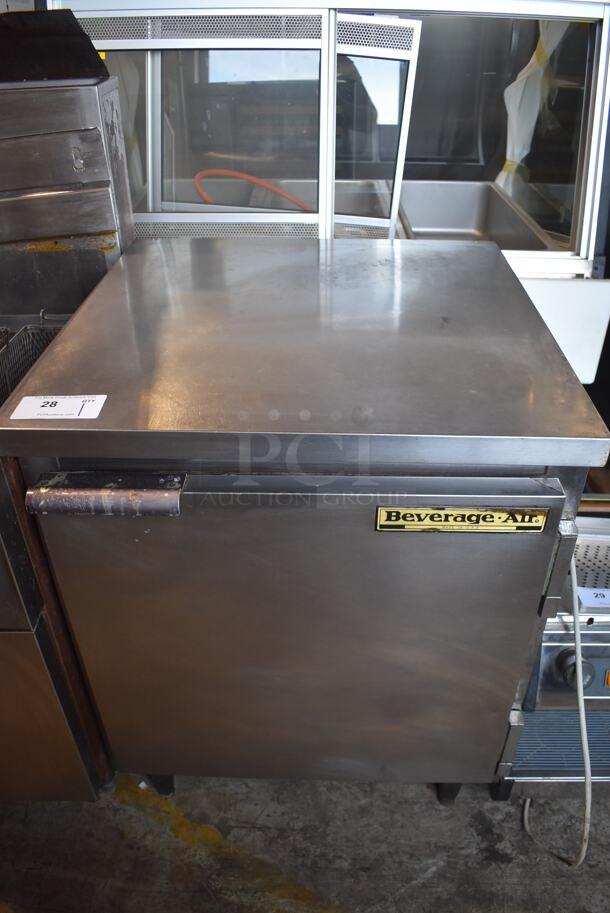Beverage Air WTR27 Stainless Steel Commercial Single Door Undercounter Cooler. 115 Volts, 1 Phase. Tested and Working! - Image 2 of 6