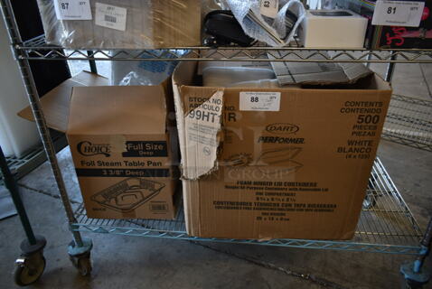 ALL ONE MONEY! Tier Lot of Paper Products Including To Go Containers.