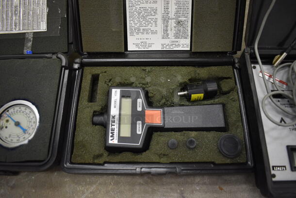 Thermometers both Digital and Non-Digital. Metek 1726. AmProbe DT-156 and Robinair Thermistor Vacuum Gauge. 4 Times Your Bid! (Main Building) - Image 2 of 4