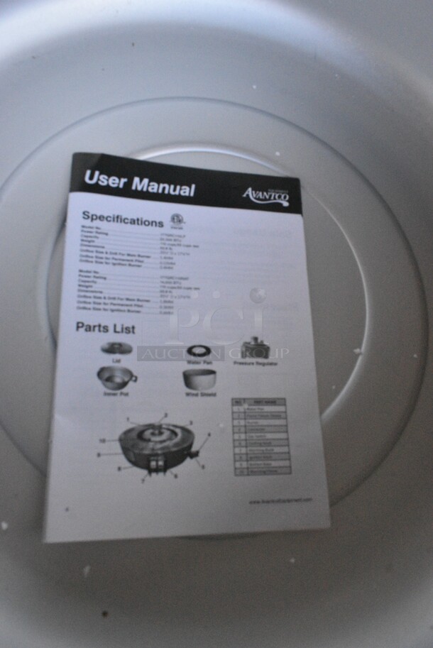 BRAND NEW SCRATCH AND DENT! Avantco 177GRC110NAT Natural Gas 110 Cup (55 Cup Raw) Gas Rice Cooker. 14,000 BTU - Image 6 of 9