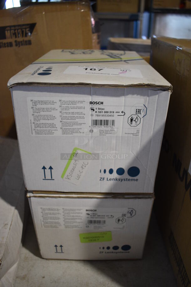 2 BRAND NEW SCRATCH AND DENT! Bosch K S01 00 519 Steering Hydraulic Pumps. 2 Times Your Bid! - Image 1 of 4