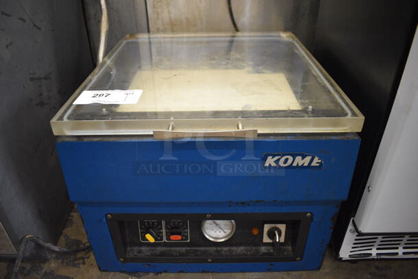 Kome Busch Metal Commercial Countertop Vacuum Sealer. 17.5x20x15. Tested and Working!
