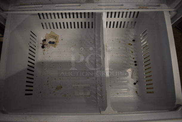 Kenmore Elite Model 795.71036.010 Chrome Finish French Style Door Cooler w/ Lower Freezer Combo Unit. 115 Volts, 1 Phase. 33x33x70. Tested and Powers On But Does Not Get Cold - Image 9 of 9