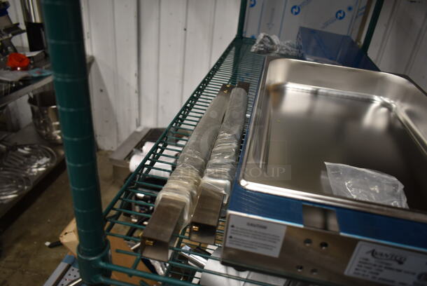 BRAND NEW SCRATCH AND DENT! Avantco 177FFDS1 Freestanding Infrared French Fry Warmer / Dump Station. 120 Volts, 1 Phase. Tested and Working! - Image 6 of 7