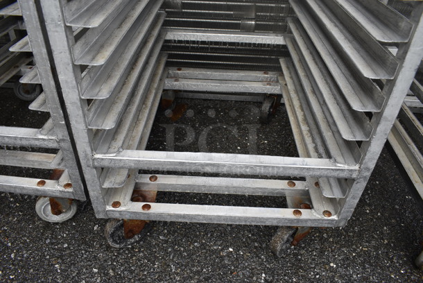 Metal Commercial Pan Transport Rack on Commercial Casters. 20.5x26x74 - Image 4 of 4