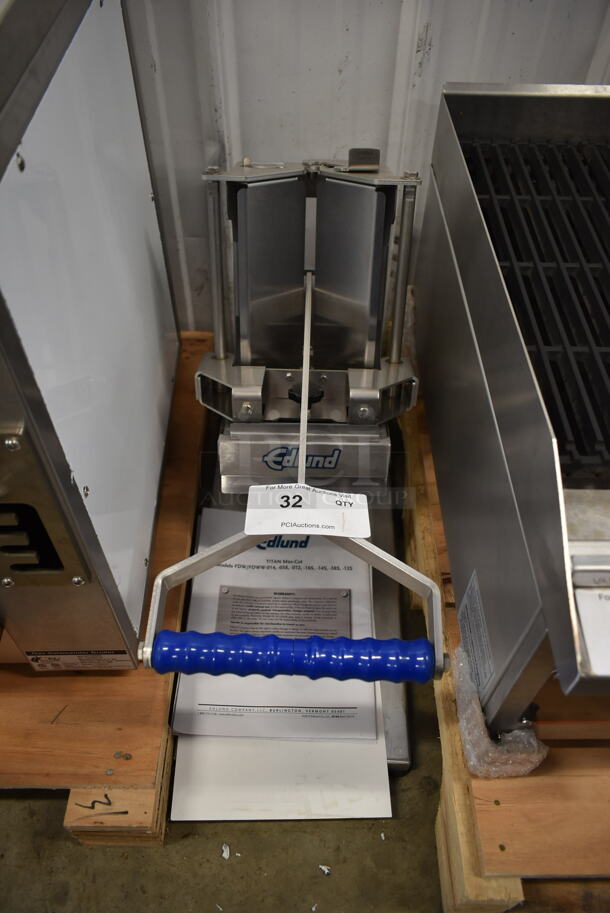 LIKE NEW! Edlund FDW-038 Titan Max-Cut Manual Metal Commercial Countertop 3/8" Dicer with Suction Cup Base. - Image 1 of 9