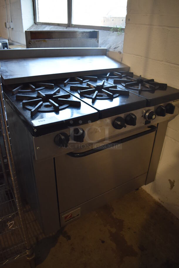 Southbend X336D Stainless Steel Commercial Natural Gas Powered 6 Burner Range w/ Oven and Over Shelf. 37x31x37 - Image 5 of 8