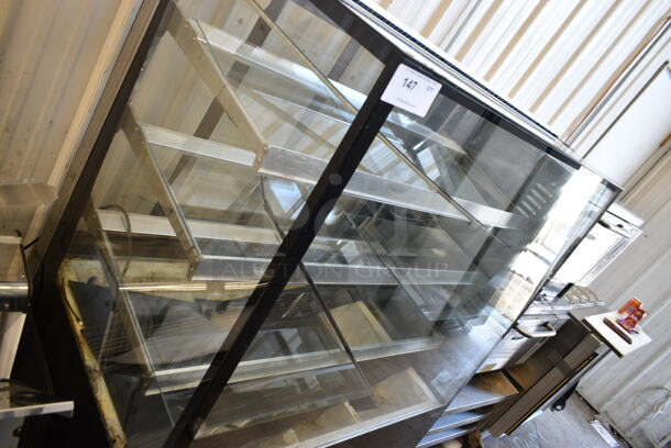Metal Commercial Floor Style Deli Display Case Merchandiser on Commercial Casters.  Does Not Have Compressor - Image 2 of 4