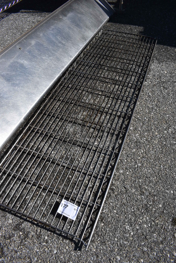 Chrome Finish Shelf. 60x18x1.5 - Image 2 of 2