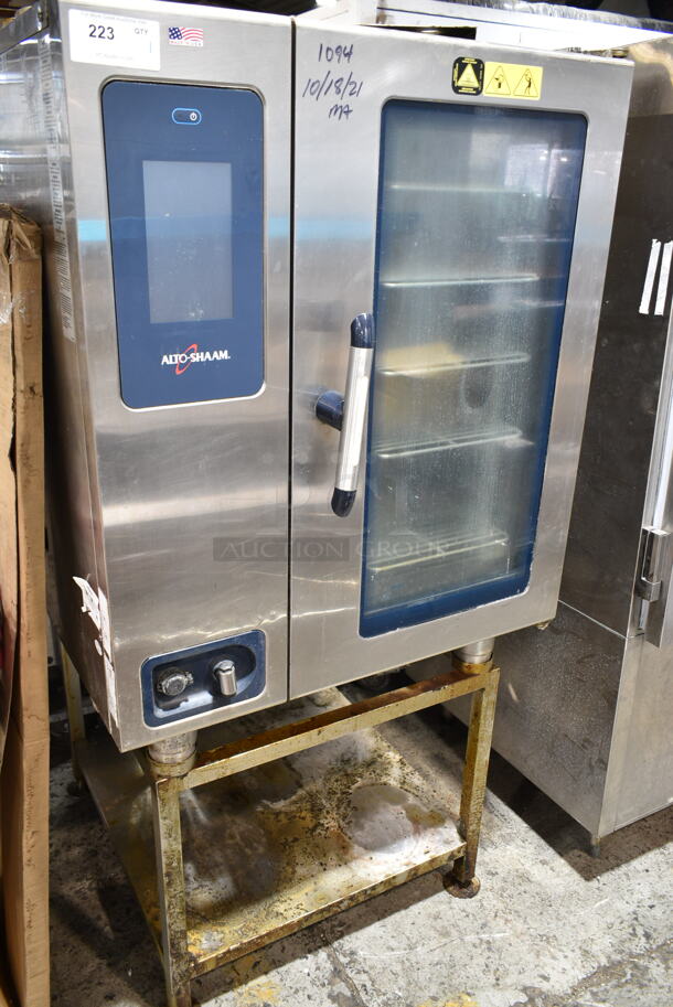 2016 Alto Shaam CTP10-10E Stainless Steel Commercial Electric Powered Combi Convection Oven on Stand. 208-240 Volts, 3 Phase. - Image 1 of 4