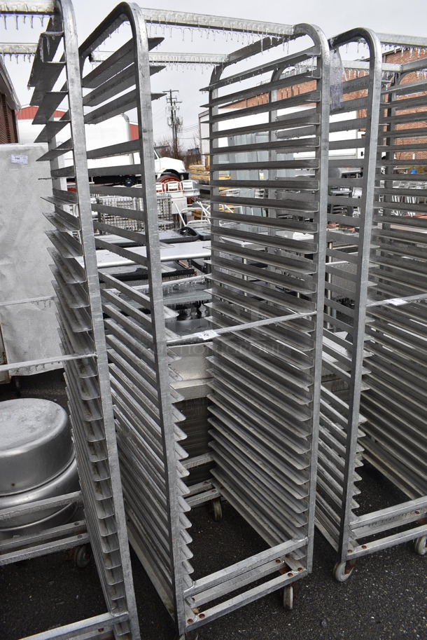 Metal Commercial Pan Transport Rack on Commercial Casters. 20.5x26x74 - Image 2 of 4