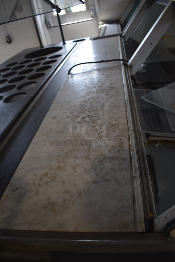 Arneg Metal Commercial Floor Style Deli Display Case Merchandiser. 115 Volts, 1 Phase. 78x45.5x47., Tested and Powers On But Temps at 50 Degrees - Image 6 of 6