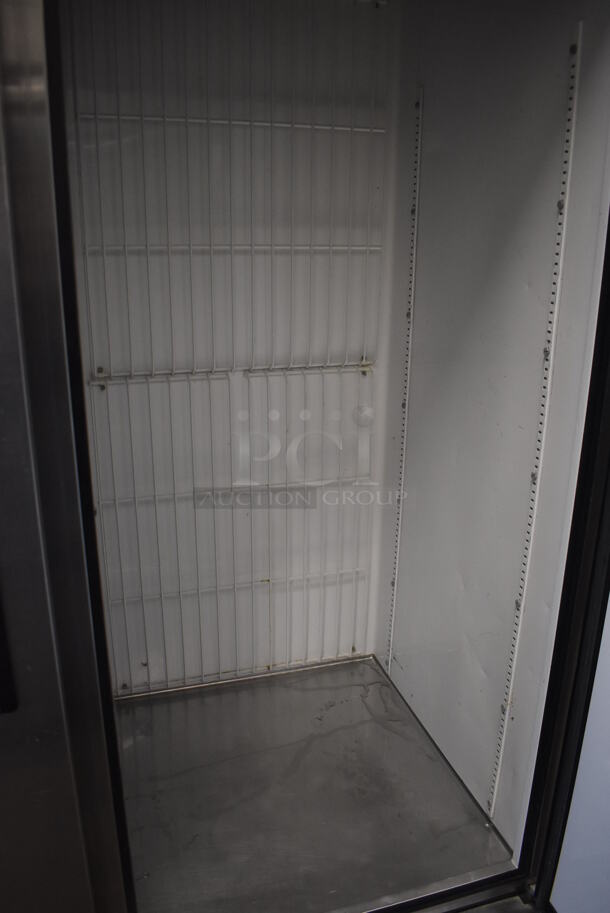 True T-49F Stainless Steel Commercial 2 Door Reach In Freezer on Commercial Casters. 115 Volts, 1 Phase. 54x30x83. Tested and Working! - Image 4 of 6
