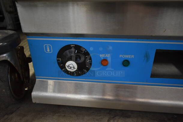 2016 Uniworld UGR-CH24 Stainless Steel Commercial Countertop Electric Powered Flat Top Griddle. 110 Volts, 1 Phase.  - Image 5 of 10