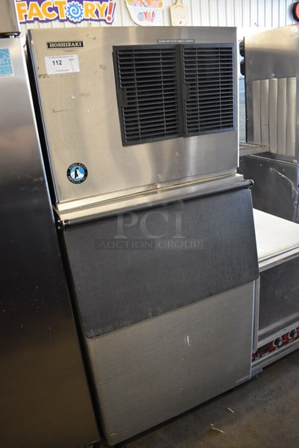Hoshizaki Stainless Steel Commercial Ice Head on Commercial Ice Bin. 30.5x33x68.5. - Image 2 of 6