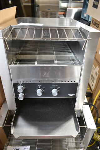 Vollrath JT2H Stainless Steel Commercial Countertop Conveyor Toaster Oven. 208 Volts, 1 Phase.