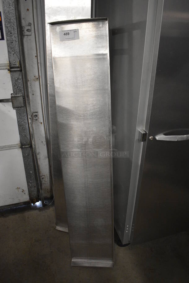 Stainless Steel Shelf w/ Wall Mount Brackets. 60x12x10 - Image 1 of 2