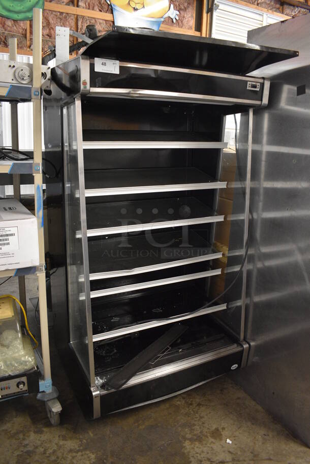 Vendo Metal Commercial Open Grab N Go Merchandiser. Does Not Have Remote Compressor. 120 Volts, 1 Phase. 38x38x73