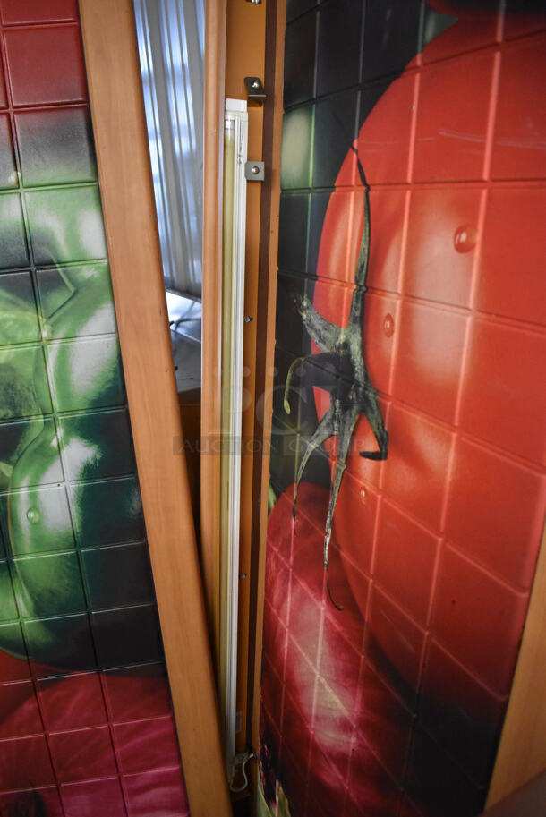 2 Wood Pattern Front Panels for Subway Sandwich Make Line. 83x5x30. 2 Times Your Bid! - Image 6 of 6