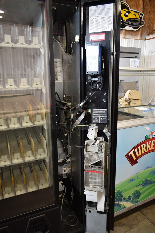 Dixie-Narco DN2145 Metal Commercial Floor Style Vending Machine w/ Cash Acceptor. Tested and Working! - Image 6 of 9