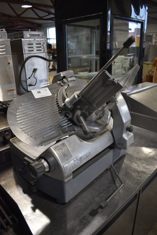 Hobart Model 2712 Stainless Steel Commercial Countertop Automatic Meat Slicer w/ Blade Sharpener. 120 Volts, 1 Phase. 27x26x27. Tested and Working! - Image 3 of 10