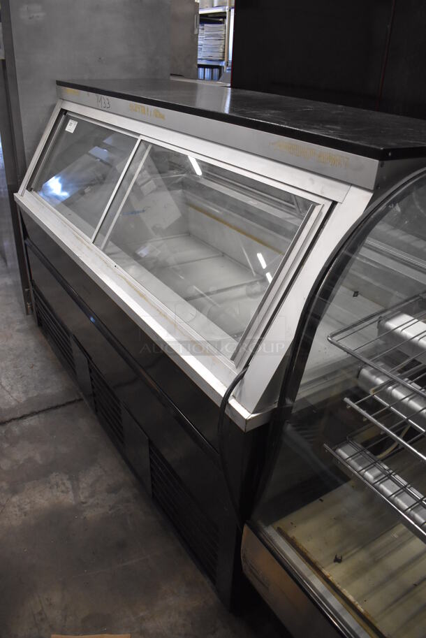 Hussmann GIM-6 Metal Commercial Floor Style Freezer Merchandiser. 115 Volts, 1 Phase. 73x40x51. Cannot Test - Unit Needs New Power Cord - Image 7 of 7